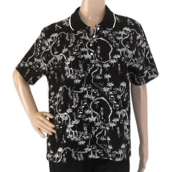 Coral Bay Palm Tree Golf Polo - Picture 3 of 6